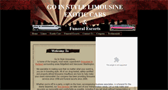 Desktop Screenshot of goinstylelimos.com