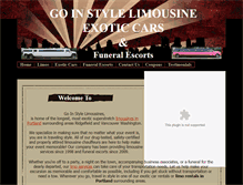 Tablet Screenshot of goinstylelimos.com